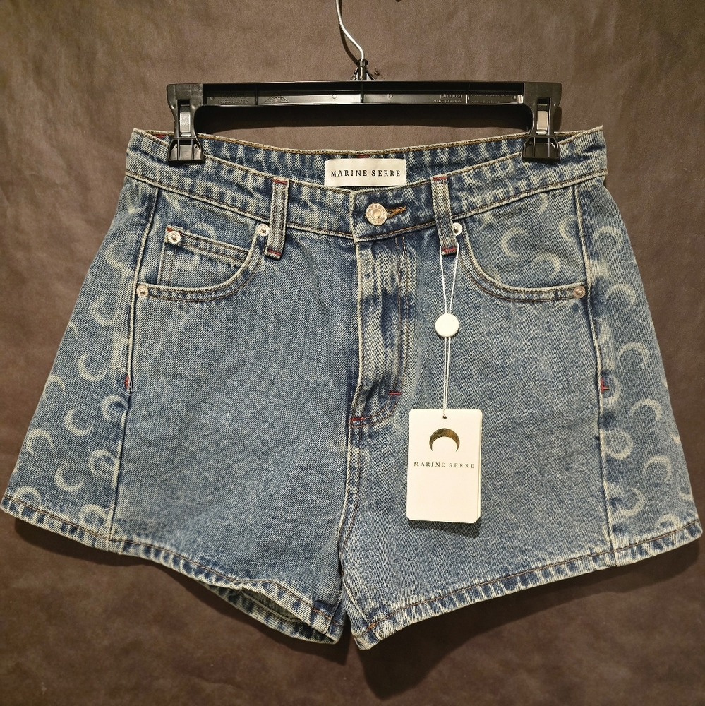 Designer Style Denim Shorts SzL No Strecth!